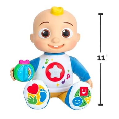 CoComelon Discover ‘N Play JJ - Explore Shapes, Colors, ABC’s, 123’s, Listen to 5 Fan-Favorite Songs, and 50+ Phrases - Feature Plush 10” JJ Doll for Kids and Preschoolers - 18 Months + - Image 4
