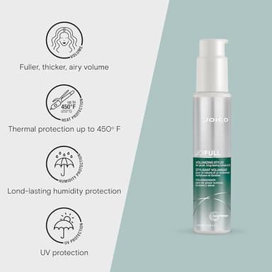 Joico JoiFULL Volumizing Styler | For Fine, Thin Hair | Add Instant Body | Long-Lasting Volume & Texture | Protect Against Pollution | With Rice Protein & Bamboo Extract | 3.38 Fl Oz - Image 2