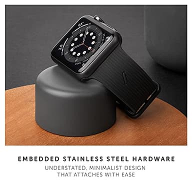 Native Union Curve Strap for Apple Watch 38/40/41/42mm – Water-Resistant Sleek Textured Silicone Strap – Embedded Stainless Steel Hardware – All-Day Versatility (Sage) - Image 7