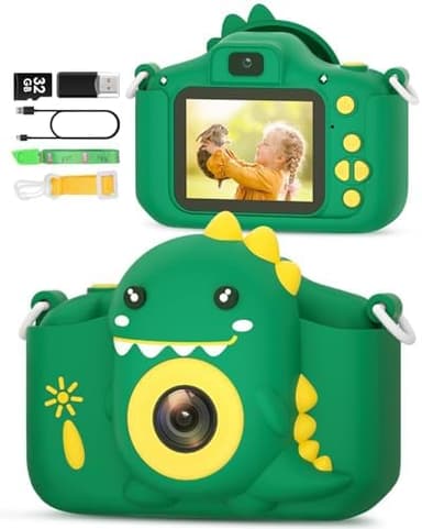 Kids Camera for 3-12 Years Old Toddlers Childrens Birthday Graduation Gifts Selfie Digital Toy Camera with 32GB SD Card for 4 5 6 7 8 9 10 11 Boys Girls - Image 3