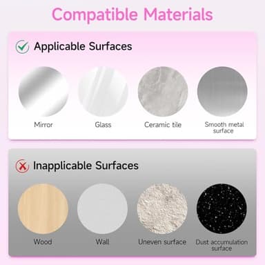 Yojaro Silicone Suction Phone Case Mount, Non Slip Suction Cup Phone Mount, Phone Accessories Holder for Selfies and Videos, Silicon Adhesive Phone Stand Sticky for Cell Phone Light Pink - Image 6