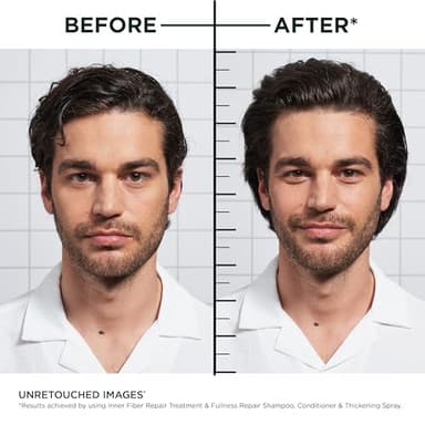 Garnier Fructis Hair Filler Fullness Repair Conditioner, Volumizing Conditioner with Polypeptides and Hair Repair Complex for Thin, Weak Split Ends, 10.1 Fl Oz - Image 12