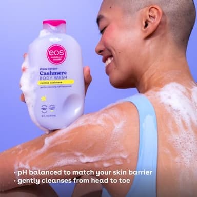 eos Shower Essentials Bundle- Body Lotion, Body Wash, Shave Oil - Vanilla Cashmere - Image 4