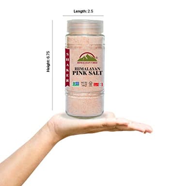 Himalayan Chef Himalayan Salt, Fine Glass Shaker, 17.5 Oz - Image 11
