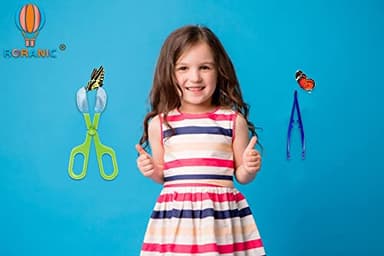 Feeding Tongs,Bug Tweezers for Kids Adults, Reptile Feeding Tweezers Long Handle Feeder Tools for Fish Aquariums Reptiles Snakes Lizard Gecko Spider and Bird (Green) - Image 7