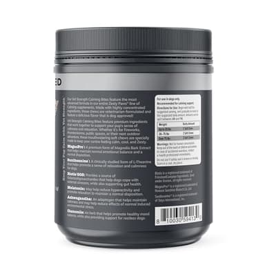 Zesty Paws Vet Strength Calming Chews for Dogs - for Everyday Stress, Relaxation, Composure, and Separation Smoked Turkey 90 Count - Image 7