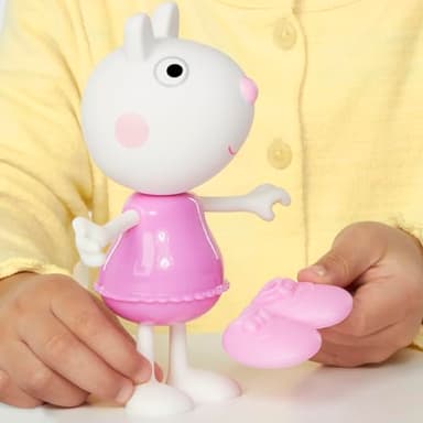 Peppa Pig Suzy Sheep-Up Figure with 6 Easy-On Fashion Accessories, 6-Inch Doll, Preschool Toys for Girls and Boys 3 and Up - Image 8