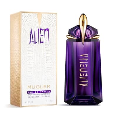 Mugler Alien - Eau de Parfum - Women's Perfume - Floral & Woody - With Jasmine, Wood, and Amber - Long Lasting Fragrance - 3.0 Fl Oz - Image 6