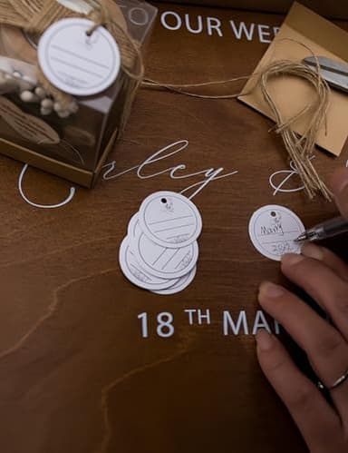 Ju's Favors Wooden Candle Holders (Set of 10), Baby Shower Favors, Candle Favors for Guests, Baby Christening Party Favors for Guests.(Light brown-pink) - Image 7