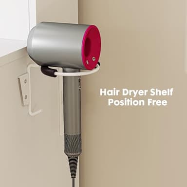 Sweetcrispy Vanity Desk with Adjustable Lighten Mirror & Power Outlet, Makeup Desk for Bedroom with a Storage Cabinet and 3 Drawers, 4 Storage Shelves, White Dresser for Girls - Image 8