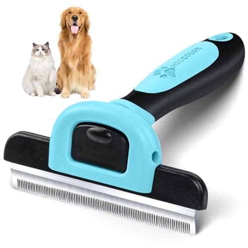 MIU COLOR Pet Grooming Brush, Deshedding Tool for Dogs & Cats, Effectively Reduces Shedding by up to 95% for Short Medium and Long Pet Hair - Image 1