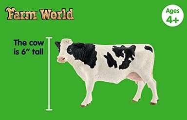 Schleich Farm World - Starter Set, Includes 4 x Collectible Toy Farm Animals, Cow, Sheep, Donkey Foal and Rooster Farm Animal Toys for Kids Ages 3+ - Image 4