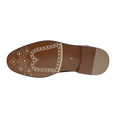 Bruno Marc Moda Italy Prince Men's Classic Modern Oxford Wingtip Lace Dress Shoes,PRINCE-6-BROWN,14 D(M) US - Image 6