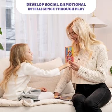 Who What Why Conversation Cards for Kids – Learning Materials for Social Skills, Emotional Intelligence & Critical Thinking – Speech Therapy Resources, Articulation & Sequencing Card Game, Ages 4+ - Image 2