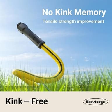 Garden Hose 75 ft, Flexible Water Hose with 5/8" Inner Diameter, Lightweight Hybrid Rubber Hose, 3/4" Leak-Resistant Aluminum Fittings, High Flow for Yard & Garden Use - Image 6