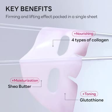 Mediheal Hyper Collagen Real Deep Mask 10pcs | Collagen Gel Mask for Multi-lifting Care | Achieves Bouncy Skin | Boosts Pore Elasticity | 30mins Quick Care - Image 7