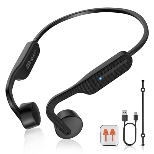 CHENSIVE Bone Conduction Headphones Wireless Headphones Bluetooth 5.3 Open Ear Headphones 10H Playtime Sports Earphones with Mic, IPX6 Waterproof Headset for Running,Cycling, Hiking, Driving - Image 1