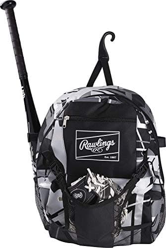 Rawlings | REMIX Backpack Equipment Bag | T-Ball & Youth Baseball / Softball | Black - Image 2