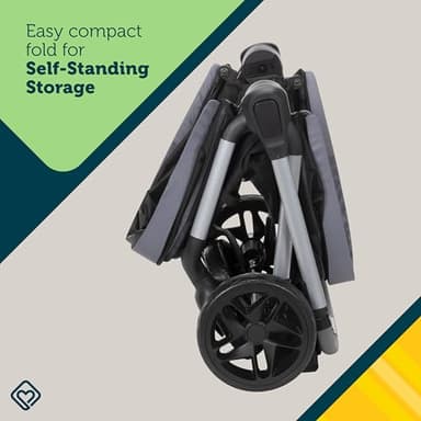 Safety 1st Summit Wagon Stroller for 2 Kids with Removable Tray in High Street - Image 9