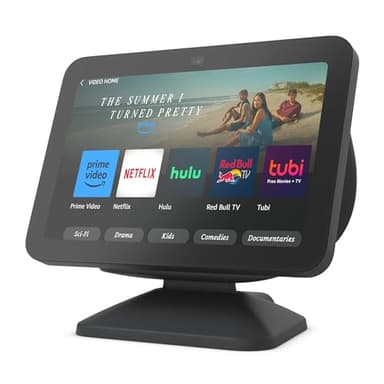 Echo Show 8 (3rd Gen) Adjustable Stand with USB-C Charging Port | Charcoal - Image 1
