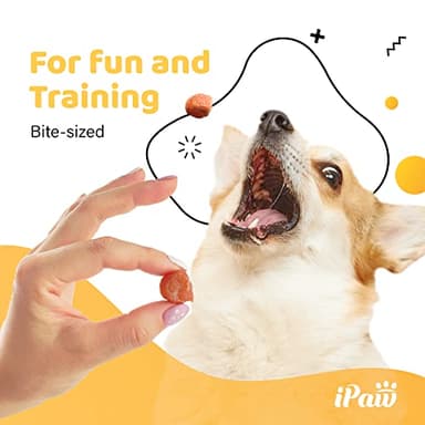 iPaw Chicken Tots Dog Treats for Puppy Training, All Natural Human Grade Dog Treat, Hypoallergenic, Easy to Digest (Chicken Tots) - Image 2