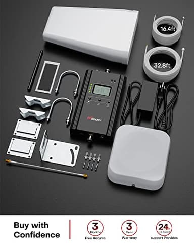Hiboost Cell Phone Signal Booster for Home and Office, 4,000 sq ft, Boost 5G 4G LTE Data for Verizon AT&T and All U.S. Carriers, FCC Approved - Image 9