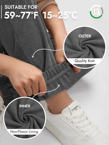 ATHMILE Baggy Sweatpants for Women with Pockets-Lounge Womens Pajams Pants-Womens Running Joggers for Yoga Workout - Image 5