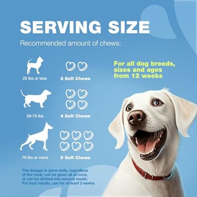 Hemp Calming Chews for Dogs - Dog Calming Treats - Anxiety Relief for Dogs with L-Theanine, Chamomile Extract, Valerian Root - Dog Anxiety Relief for Travel, Vet Visits, Thunderstorms, Nail Trimming - Image 8