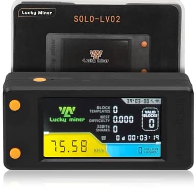 Lucky Miner LV02 74KH/s Asic Miner Bitcoins Miner Low Power Consumption Crypto Miner Mini Lottery Device Type-C USB Connection - Image 1