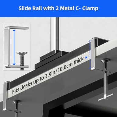 Andonstar AD409 SA 10.1'' HDMI Soldering Digital Microscope with Slide Rail Arm, Endoscope, 300X USB Electronic Microscope Camera for Professional PCB Repair, Soldering, Electronics, Windows PC - Image 8
