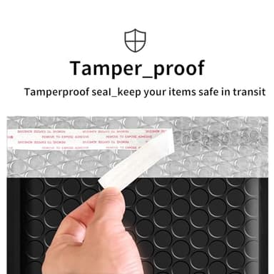 Proprobag 6x10 Bubble Mailers 100 Pack - Usable Size 6x9 Heavy Duty Padded mailer with Self Seal, Waterproof Shipping Envelopes, Bubble Wrap Protection for Ecommerce, Non See Through - Image 4