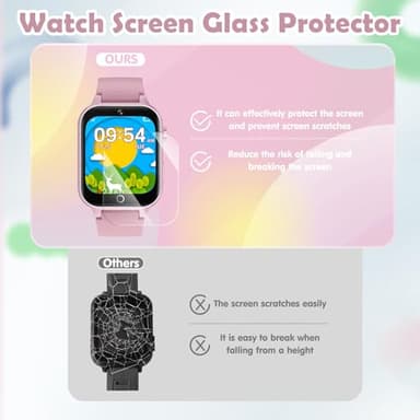 Luyiilo Kids Games Watch, with 26 Puzzle Games, Touch Screen, HD Camera, Alarm Clock, Toys for Ages 4-12 Years Old.Birthday Gift for Boys Girls (Pink) - Image 6