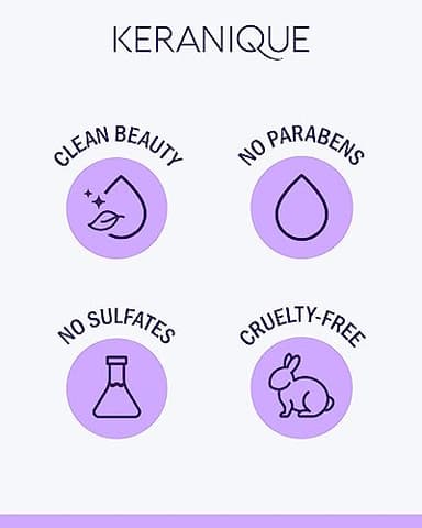 Keranique Shampoo and Conditioner for Damaged Hair - Anti-Breakage, Damage Control Set for Thinning Hair - Intense Repair, Deep Conditioning, Anti-Hairfall Routine w/Keratin - Great for Colored Hair - Image 9