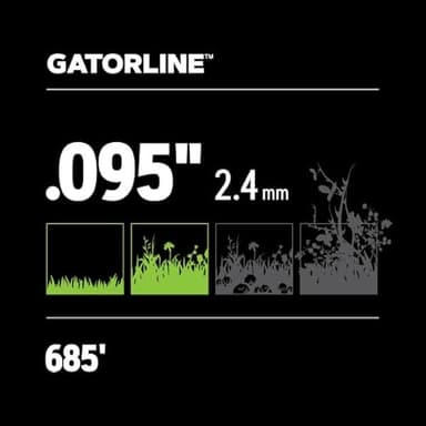 Oregon Magnum Gatorline 095 Trimmer Line Heavy Duty, Professional Square Weed Wacker String for Gas and Electric Grass Trimmer and Brushcutters, Fits Most Standard Models .095" x 685-Foot (22-895) - Image 2