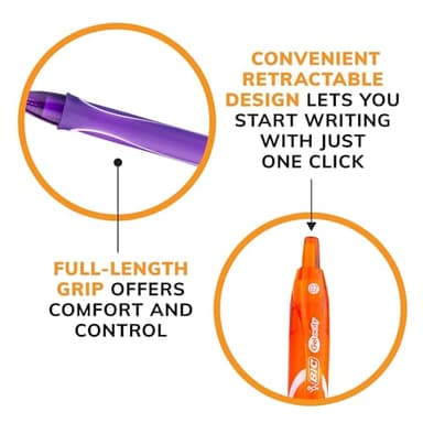 BIC Gelocity Quick Dry Ocean Themed Gel Pens, Medium Point (0.7mm), 16-Count Gel Pen Set, Colored Gel Pens for Note Taking and Journaling - Image 7