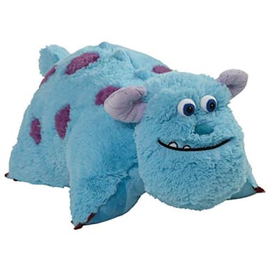 Pillow Pets Monsters Inc 16" Sulley Stuffed Animal, Disney Monsters University Plush Toy, Blue - Image 1