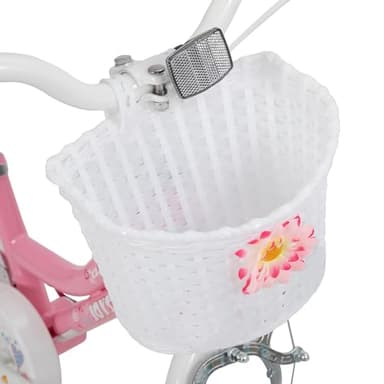 JOYSTAR 14 Inch Girls Bike Toddler Bike for 3 4 5 Years Old Girl 14" Kids Bikes for Ages 3-5 yr with Training Wheels and Basket Children's Bicycle in Pink - Image 5