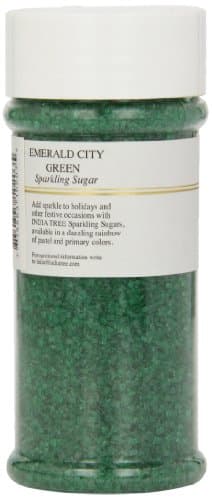 India Tree, Green Sparkling Sugar, Large Jar | Shimmery Sugar Sprinkles for Baking and Decorating | 7.5 Oz Jar (Pack of 1) - Image 3