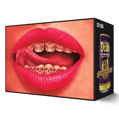 Liquid Death, Doctor Death, Soda-Flavored Sparkling Water, 12-Pack (12oz Cans), Low Sugar, Huge Flavor & No Artificial Sweeteners - Image 8