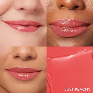 LAURA GELLER NEW YORK Jelly Balm Moisturizing Tinted Lip Balm - Just Peachy - Hydrating Vitamin E - Semi-Shine Finish - Image 2