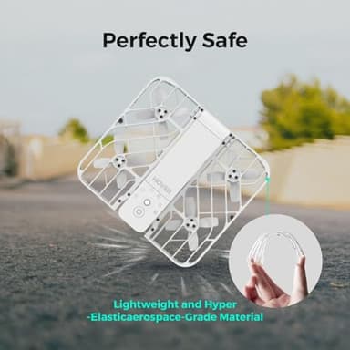 HOVERAir X1 Drone with Camera, Self-Flying Camera Drone with Follow Me Mode, Foldable Mini Drone with HDR Video Capture, Palm Takeoff, Intelligent Flight Paths, Hands-Free Control White (Combo Plus) - Image 6