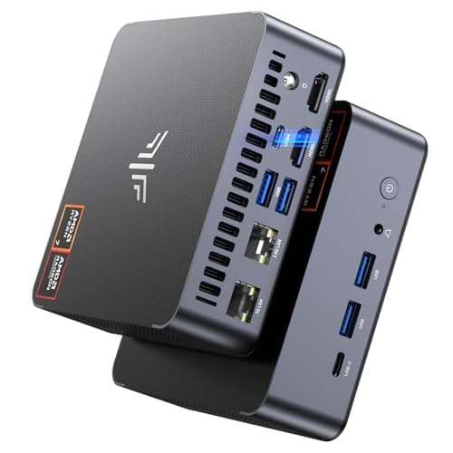 KAMRUI AM21 Mini Gaming PC, Mini PC AMD Ryzen R7 8745HS（Max 4.9GHz 8C/16T Zen4 Micro Desktop Computers 32GB DDR5 1TB SSD, Mini Computer Support WiFi 6, BT5.2, Triple Display 4K@60Hz for Office Home - Image 1
