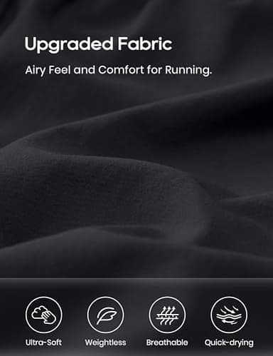 CRZ YOGA High Waisted Dolphin Athletic Running Shorts for Women 3" High Split Comfy Mesh Liner for Gym Workout Track Black Medium - Image 5