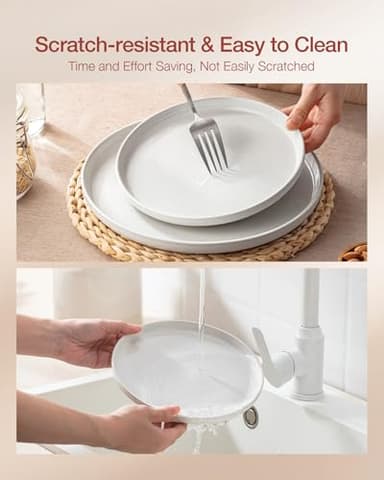 Famiware Milkyway Plates and Bowls Set, 12 Pieces Dinnerware Sets, Dishes Set for 4, Multi-color - Image 6