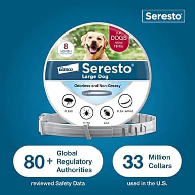 Seresto Large Dog Vet-Recommended Flea & Tick Treatment & Prevention Collar for Dogs Over 18 lbs. | 2-Pack - Image 7