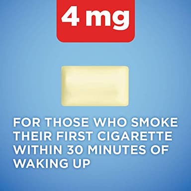 Amazon Basic Care Uncoated Nicotine Polacrilex Gum 4 mg, Original Flavor, Stop Smoking Aid, 220 Count - Image 2