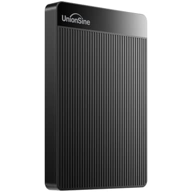 UnionSine 1TB Ultra Slim Portable External Hard Drive HDD-USB 3.0 for PC, Mac, Laptop, PS4, Xbox one, Xbox 360-HD2510(Black) - Image 1
