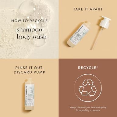 The Honest Company 2-in-1 Cleansing Shampoo + Body Wash for Sensitive Skin | Gentle for Baby | Naturally Derived, Tear-free, Hypoallergenic | Fragrance Free, 10 fl oz - Image 8