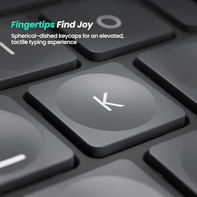 Nulea Wireless Ergonomic Keyboard, Split Keyboard with Cushioned Wrist Rest, Bluetooth and USB Connectivity, USB-C Rechargeable, Compatible with Windows Mac - Image 7