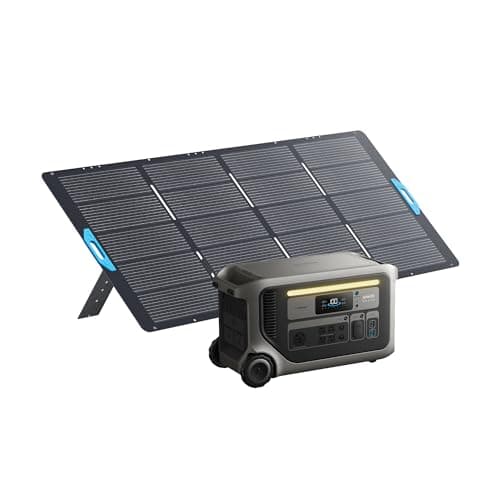 Anker SOLIX F3000 Portable Power Station and 400W Solar Panel, 3,072Wh, 6,000W Recharging, Solar Generator for Home Use, Expandable to 24kWh, For Outages, Camping, RVs, and Emergencies - Image 1